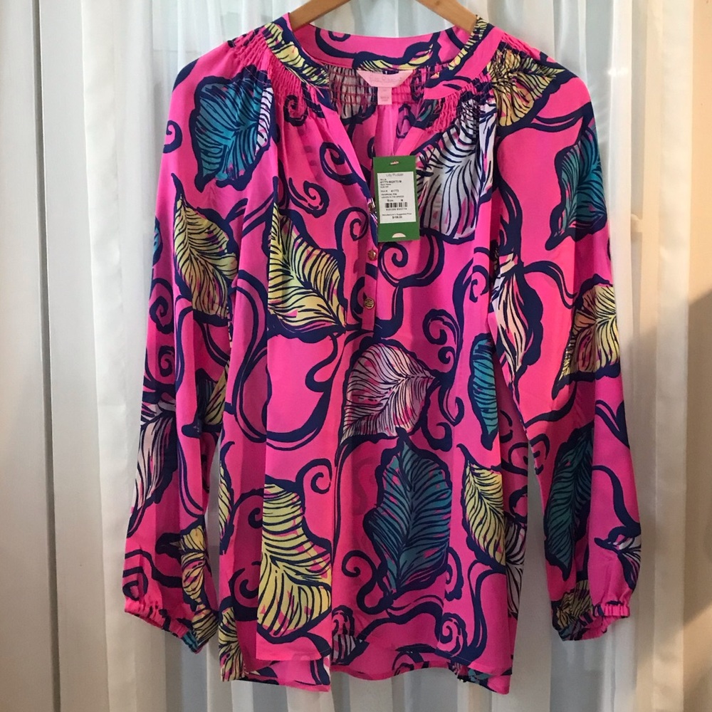 NWT Lilly Pulitzer Elsa Leaves in the breeze Size M